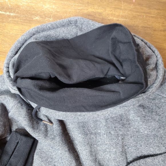 Calvin Klein Performance Sweatshirt Cowl Neck Pullover Quick Dry Gray Women's Sm - Picture 9 of 13